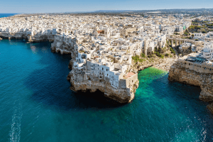 Polignano, impressionnante vue 