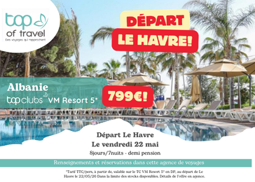 Top of travel – Promotion Albanie