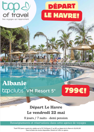 Top of travel – Promotion Albanie